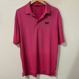 PXG Pink Ombré Performance Polo